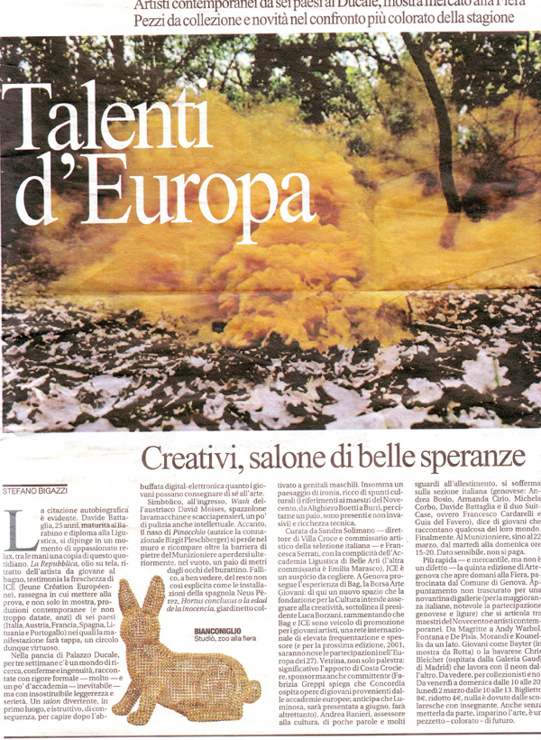 
La Repubblica,
26 febbraio 2009
